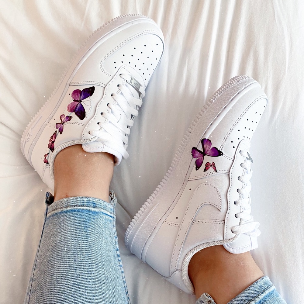 Nike air force 1 low butterfly 🦋 custom - Picture 2 of 8